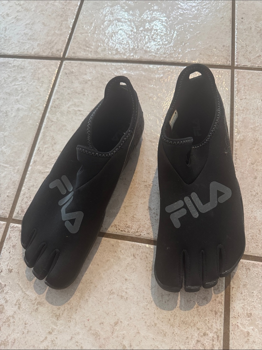 Fila Men’s Black Split-Toe Swim Shoes